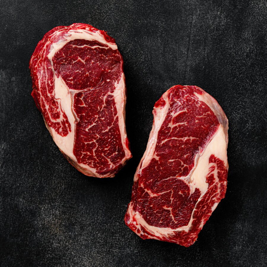 Ribeye raw meat beef steak